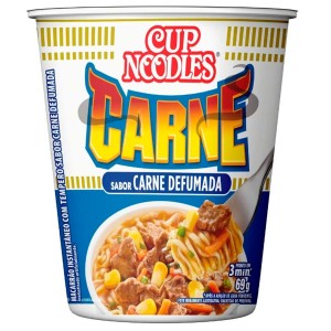 MACARRÃO INSTANTÂNEO CUP NOODLES CARNE DEFUMADA 69G